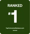 Ranked number 1 by topconsumerreviews.com